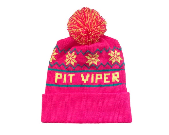 Pom Pom Beanie Pink Pit Viper